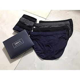 Hộp 4 Quần Sip Men's Tam giác, đùi thông hơi