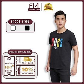 Hình ảnh Áo thun nam cổ tròn tay ngắn, chất thun cao cấp, trẻ trung, năng động – FORMEN SHOP – FMPS142