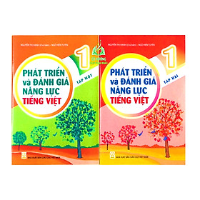 Sách – Combo phát triển và đánh giá năng lực tiếng việt 1 – tập 1+2