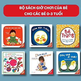 Ehon Nhật bản dành cho bé 0 - 3 tuổi Ehon bé ngoan (Bộ 6 cuốn)