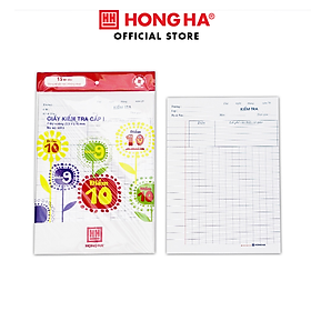 Hình ảnh Giấy kiểm tra 4 ô ly Hồng Hà - 4919