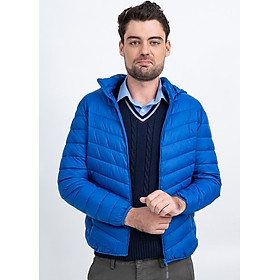 Áo Jacket nam Novelty 03 lớp lông vũ màu xanh Coban NJKMMTMNLR1805334