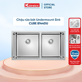 Chậu rửa bát inox KONOX Undermount Sink Cube 8144DU