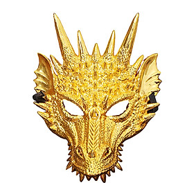 Dragon Head  Full Face  Adults Halloween Costume Movie Theme Animal  Cosplay  for Prom Masquerade Festival Dress up Medieval