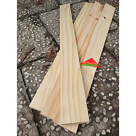Mua Thanh gỗ thông mới rộng 10cm dài 1m dày 2cm được bào láng 4 mặt thích hợp làm kệ decorde ốp tường chế DIY