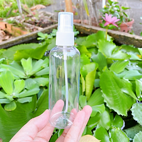Mua Chai Nhựa Trong 100ml Xịt Phun Sương Trắng và Đen Tiện Dụng