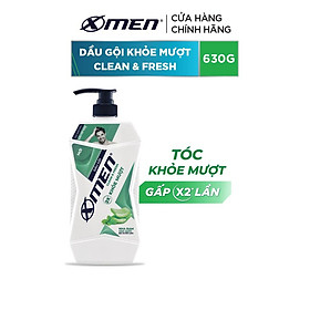 Dầu gội X-Men Clean & Fresh 2X Khỏe Mượt 630g