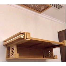 Mua Bàn thờ treo tường gỗ sồi mẫu chữ thọ