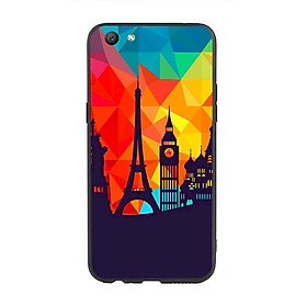 Ốp lưng nhựa cứng viền dẻo TPU cho Oppo F3 - Travelling
