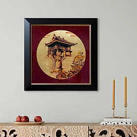 Mua Tranh sơn mài dát vàng phòng thờ Chùa Một Cột
