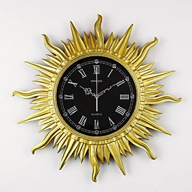 Đồng hồ treo tường mặt trời số La Mã KT65*65cm