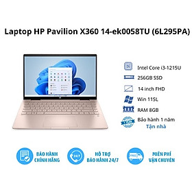 Laptop HP Pavilion X360 14-ek0058TU (6L295PA) (i3-1215U | 8GB | 256GB | Intel UHD Graphics | 14' FHD Touch | Win 11) - Hàng chính hãng