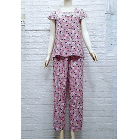 Đồ Bộ Măc Nhà, Đồ Bộ Nữ Tole 2 Da Tay Quần Dài Tay Con Bigsize, Màu 7