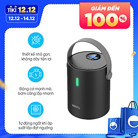 Ống bơm hơi điện tử mini YANTU A05 không dây dành cho ô tô, xe máy, xe đạp - Hàng...