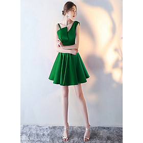 Đầm ôm cổ tim nền xám D280