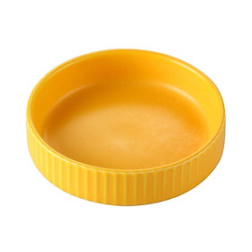 Đĩa sứ tròn Vân sọc sứ La Mã Cao cấp, Đĩa sứ tròn mặt phẳng một màu, Đĩa sâu lòng