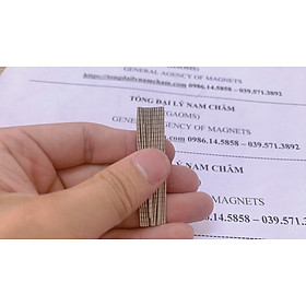 50 viên nam châm viên siêu nhỏ kích thước 1x2mm