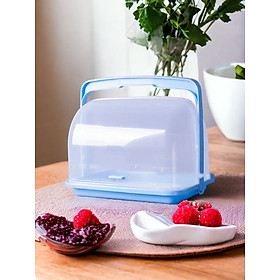 Mua Giỏ Khay đựng đồ có nắp chống côn trùng- Khay úp ly có nắp đậy quai xách gọn gàng tiện lợi