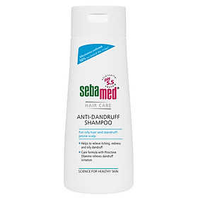 Dầu Gội hỗ trợ Trị Gàu pH5.5 Sebamed Anti-Dandruff Shampoo SSS03C (200ml)