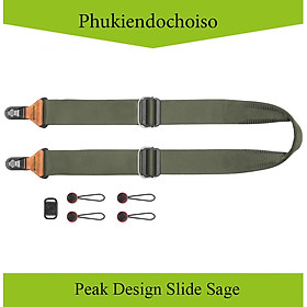 Dây máy ảnh Peakdesign Slide Sage (màu xanh rêu), Hàng chính hãng