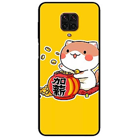 Ốp lưng dành cho Xiaomi Redmi Note 9s - Note 9 Pro - Note 9 Promax mẫu Mèo vung Tiền