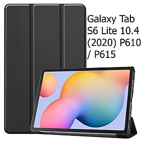 Hình ảnh Bao Da Cover Dành Cho Máy Tính Bảng Samsung Galaxy Tab S6 Lite 10.4  (2020) P610 / P615  Hỗ Trợ Smart Cover