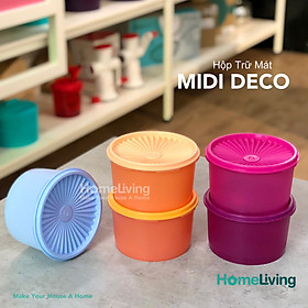 Bộ Trữ Mát & Mát Tupperware Midi Deco Set 5