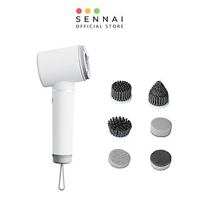 Chổi Cọ Nhà Vệ Sinh Bồn Cầu Toilet Không Dây Đa Năng SENNAI Pin 4000mAh - Hàng Chính Hãng