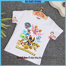 Áo trẻ em Paw Patrol đội chó cứu hộ full team mẫu mới vải đẹp PA36 Áo Chât