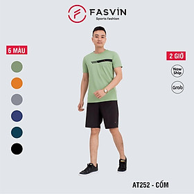 Bộ thể thao nam Fasvin AT20252.HN chất vải mềm nhẹ co giãn mát mẻ không bai không xù