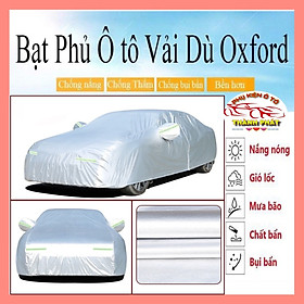 Bạt che phủ bảo vệ ô tô xe hơi 4 chỗ, 5 chỗ, 7 chỗ vải Dù cao cấp siêu bền chống xước, chống nắng nóng, chống cháy, chống mưa, chống bụi bẩn