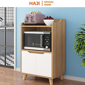 Mua Tủ đa năng HAJI  Tủ kệ bếp để lò vi sóng tiện lợi có ngăn tủ lưu trữ vật dụng màu đơn sắc sang trọng hiện đại A118
