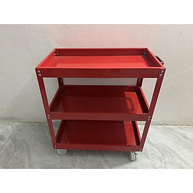 Mua Xe đẩy dụng cụ  đồ nghề 3 tầng có hệ thống bánh xe xoay 360 độ  dễ dàng di chuyển