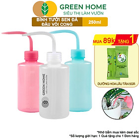 Mua Bình Tưới Cây GreenHome  Vòi Cong 250ml  Phù Hợp Cho Sen Đá  Xương Rồng  Tiểu Cảnh Mini  Màu Sắc Ngẫu Nhiên