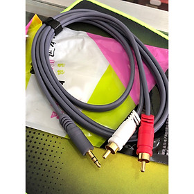 Mua Dây chuyển từ jack 3.5 ly ra 2 đầu av đực dài 1.5 mét