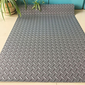 Thảm nhựa que diêm màu xám - nhựa dẻo chống trơn trượt - khổ 1,2m