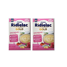 Combo 2 hộp BỘT ĂN DẶM 
RIDIELAC GOLD GẠO TRÁI CÂY - 
HỘP GIẤY 200G