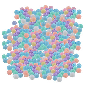 500 Pieces Acrylic Beads Loose Spacer Beads Colorful for Jewelry Making DIY
