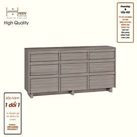 Hình ảnh [Happy Home Furniture] MAVIS, Tủ đựng đồ 9 ngăn kéo , 140cm x 35cm x 72cm ( DxRxC), THK_146