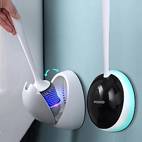 Cọ vệ sinh, cọ toilet silicon tròn chống bắn nước mẫu mới 2023