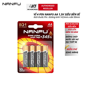 Mua Pin NANFU Alkaline AA 1 5V Siêu bền bỉ -Hàng chính hãng