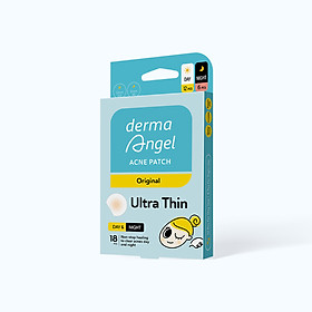 Hình ảnh Miếng dán mụn ban ngày và đêm Derma Angel (Hộp 12+6 miếng)