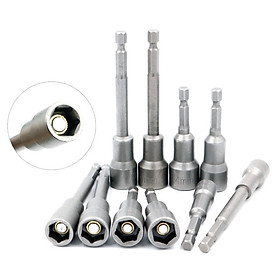 Bộ 10 đầu tuýp lục giác cho khoan 100mm