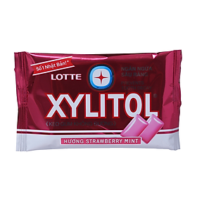 Kẹo Gum Xylitol Hương Strawberry Mint 11.6G