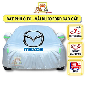 Bạt Phủ Ô Tô Vải Dù Mazda 2, Mazda 3, Mazda 6, CX5, CX8, CX9, BT50 chống nóng, chống nước, có phản quang