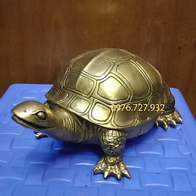 Rùa đồng phong thủy, rùa đồng trấn trạch, rùa bằng đồng dài 20cm