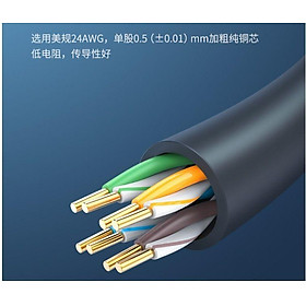 Ugreen UG60547NW108TK 305M Cat5 cáp mạng lõi toàn đồng UTP Ethernet màu đen - HÀNG CHÍNH HÃNG