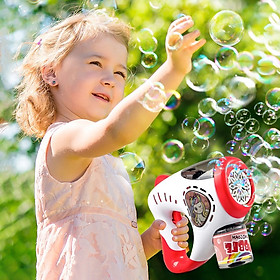 đồ chơi cho bé sung bắn bong bóng 10 nòng dùng pin gồm 2 mẫu siêu xinh khủng long và poni - quà tặng hấp dẫn cho bé