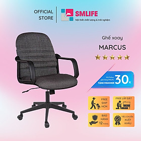 Mua Ghế xoay văn phòng lưng trung bọc vải SMLIFE Marcus