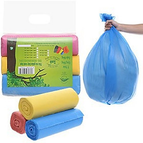 Túi Đựng Rác - Combo 3 cuộn túi đựng rác tự 3 màu -1 KG